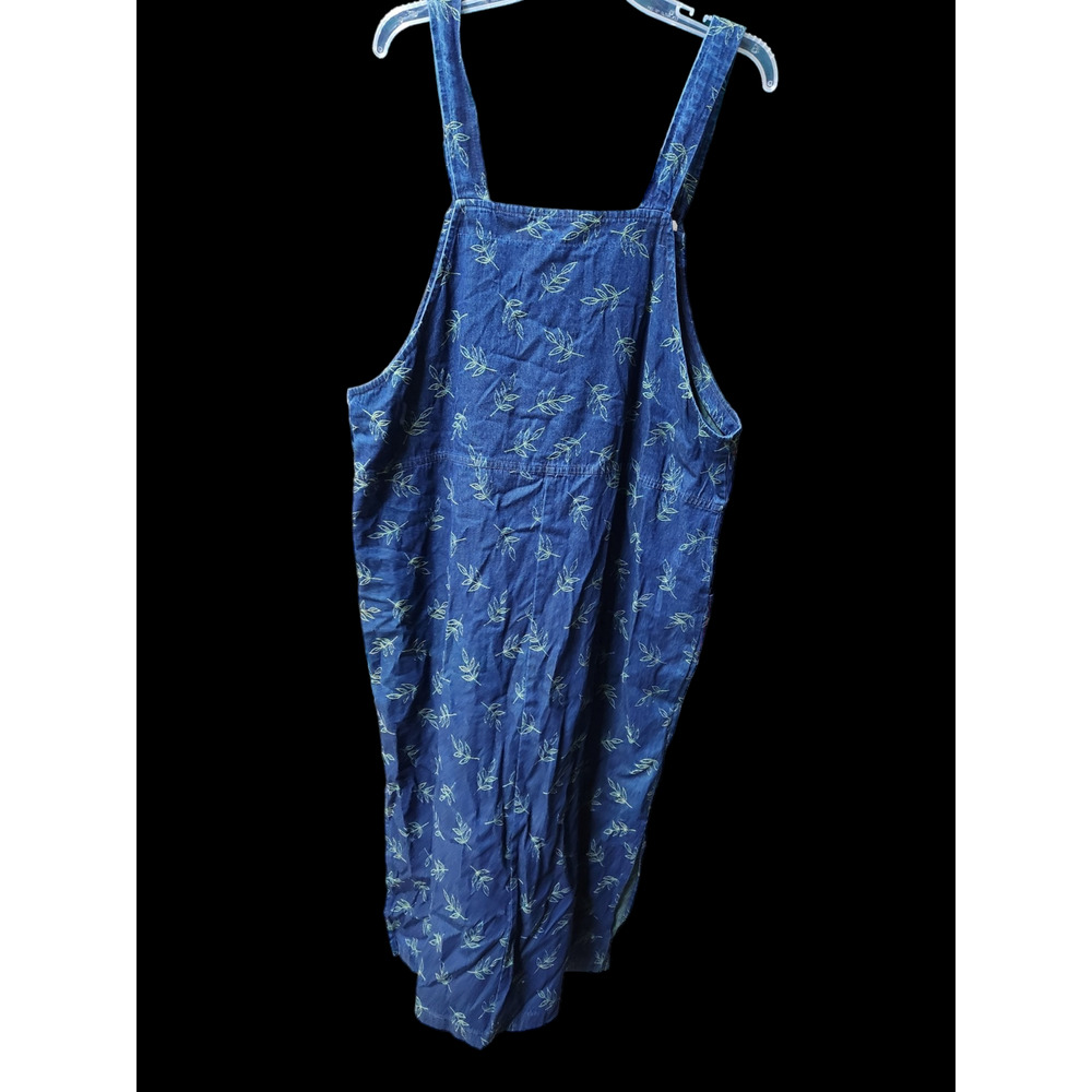 Coldwater Creek Overall Dress Size XL NWT Harvest Print